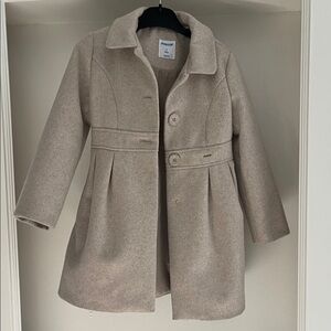 Mayoral Girls Beige Pea Coat size 7